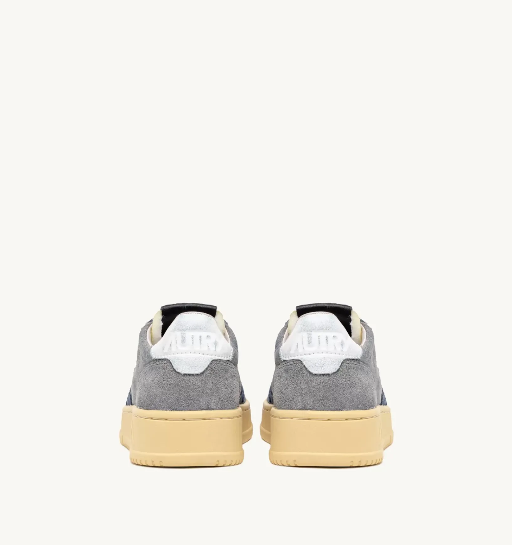 Sneakers Medalist Low In Suede Grigio E Azzurro