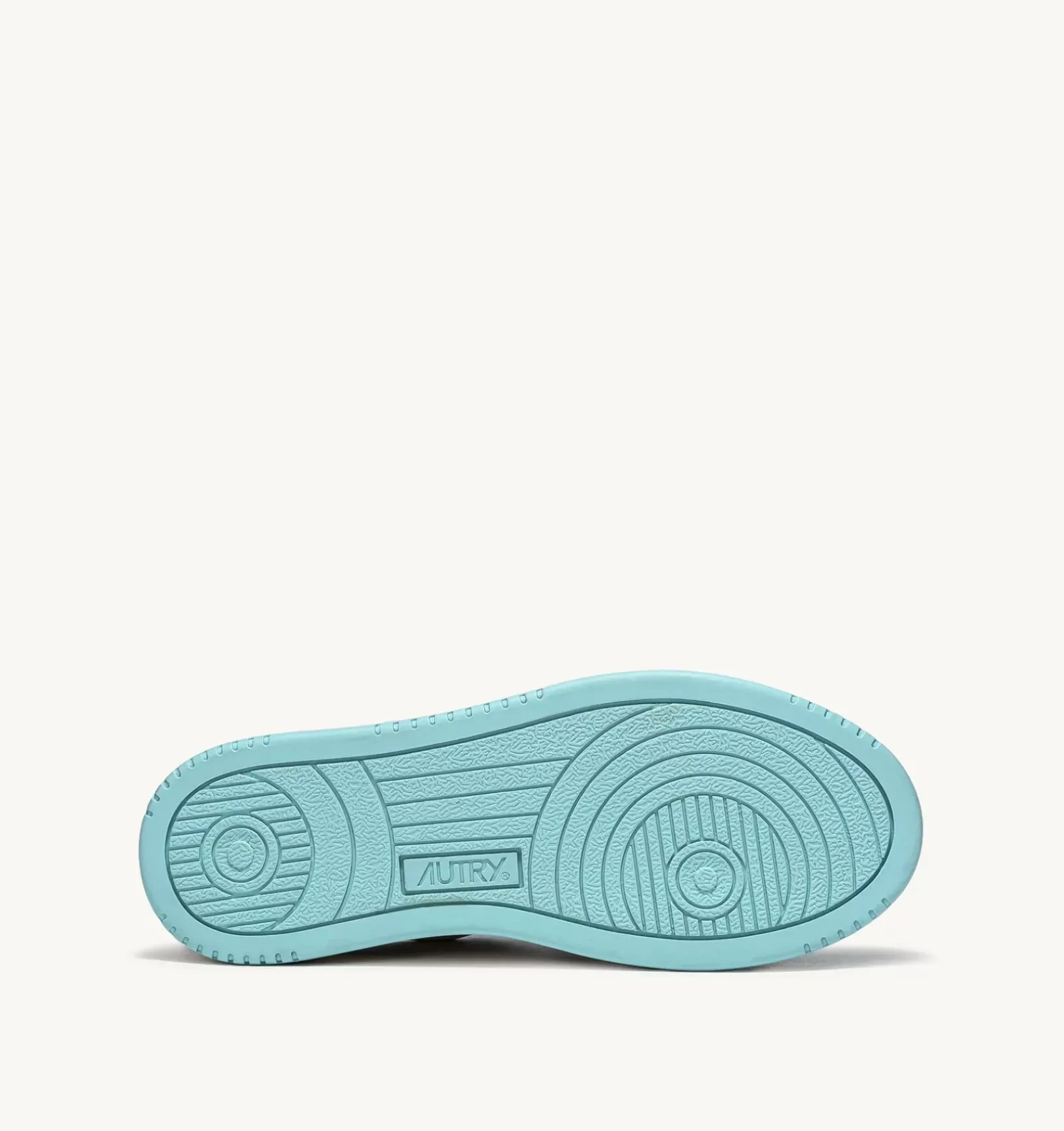 Sneakers Medalist Low In Pelle Bicolore Bianco E Turquoise