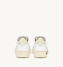Sneakers Medalist Low In Pelle Bianca E Beige