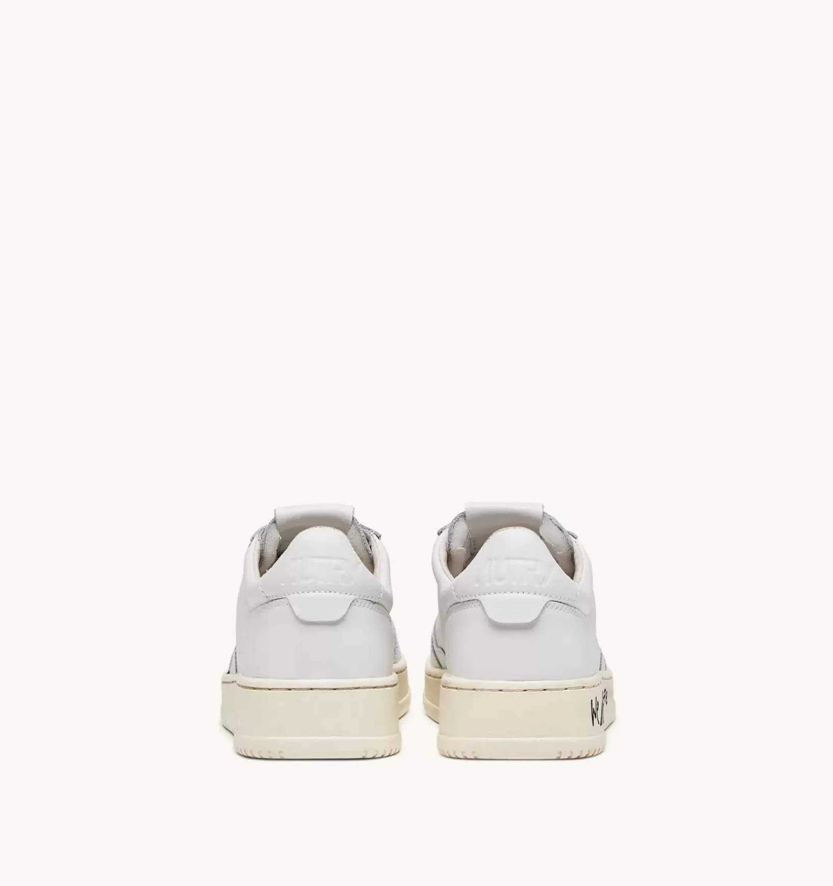 Sneakers Medalist Low In Pelle Bianca E Draw Action Print