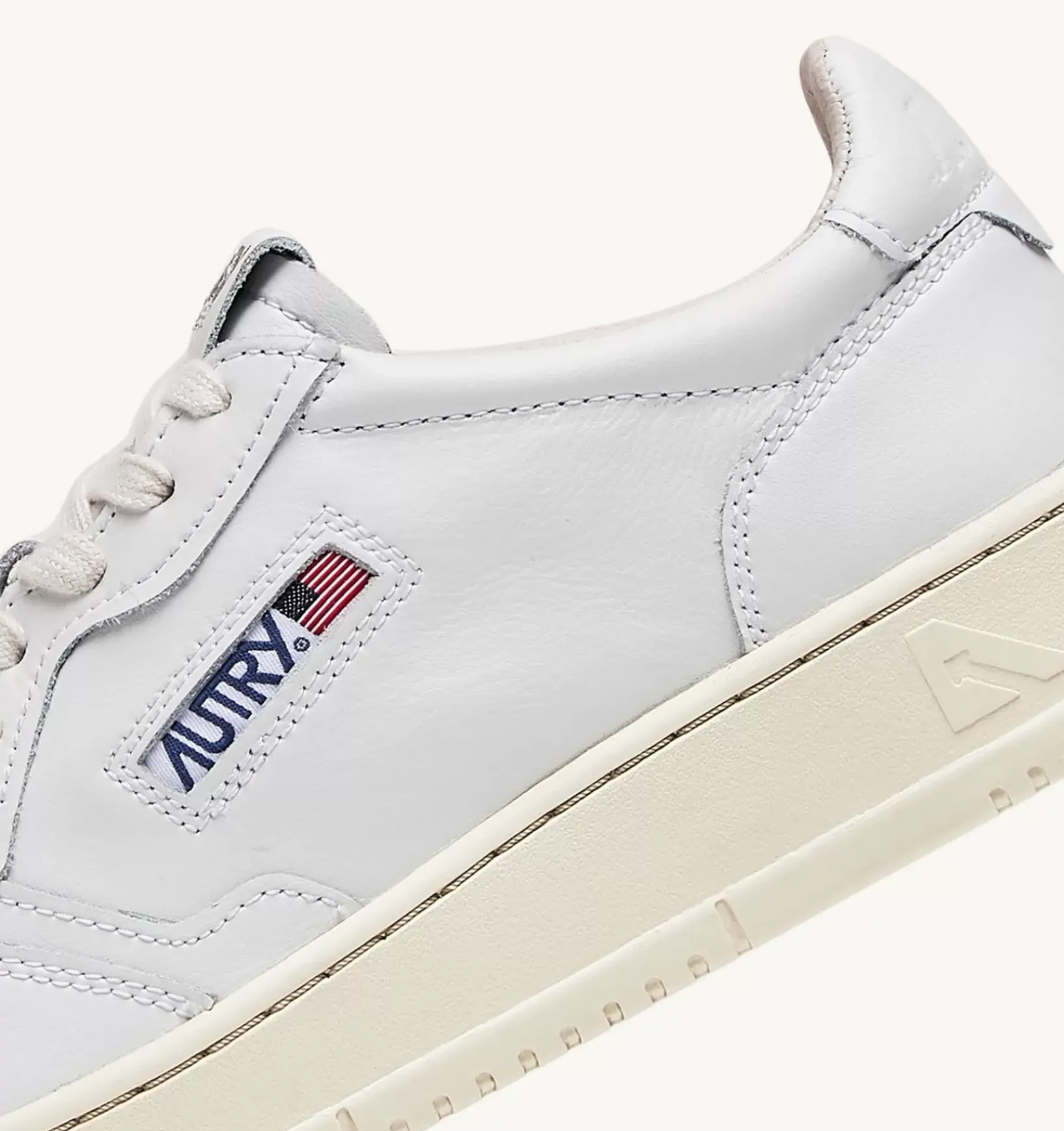 Sneakers Medalist Low In Pelle Bianca E Draw Action Print