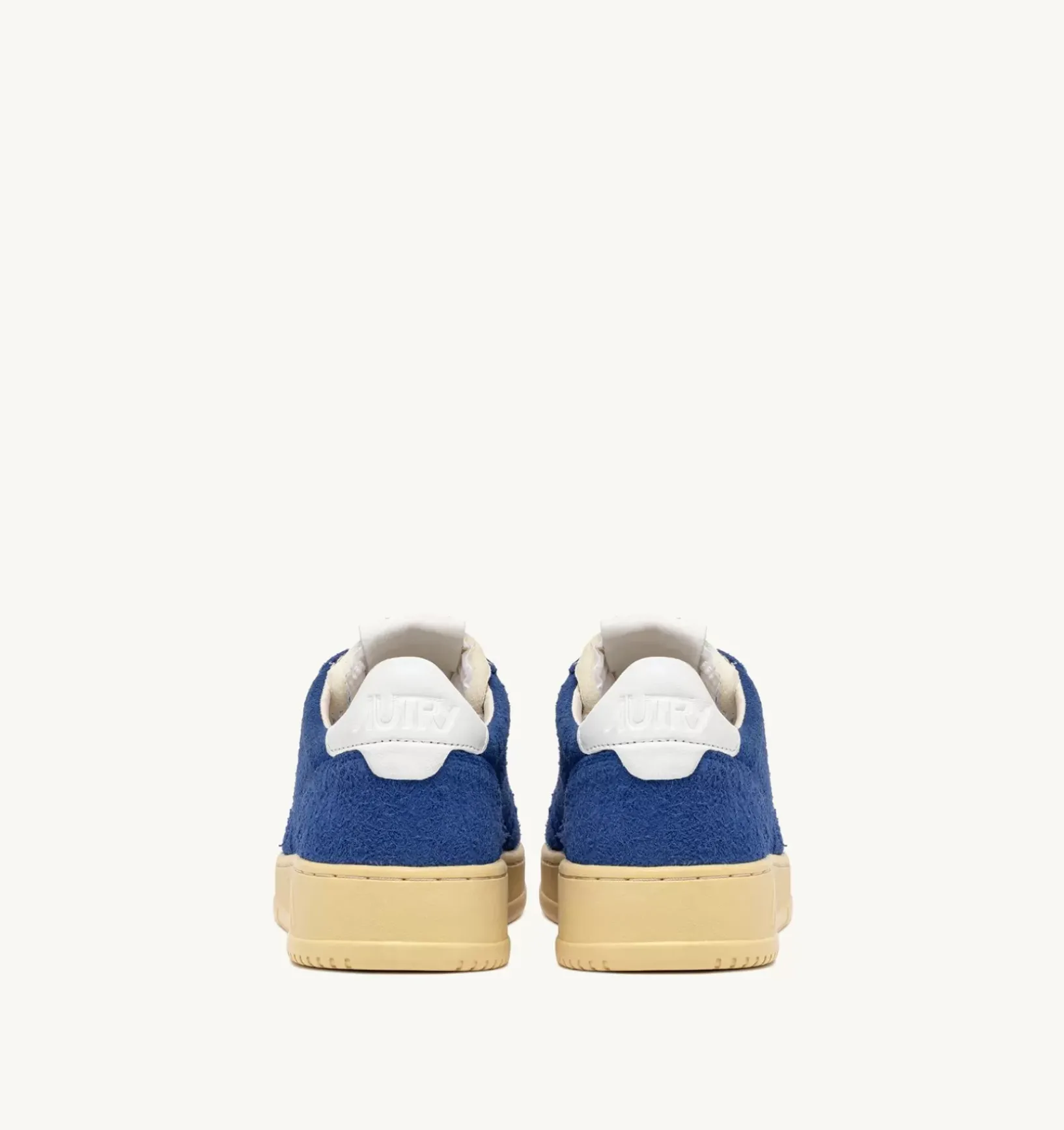Sneakers Medalist Low In Suede Effetto Hair Bluette