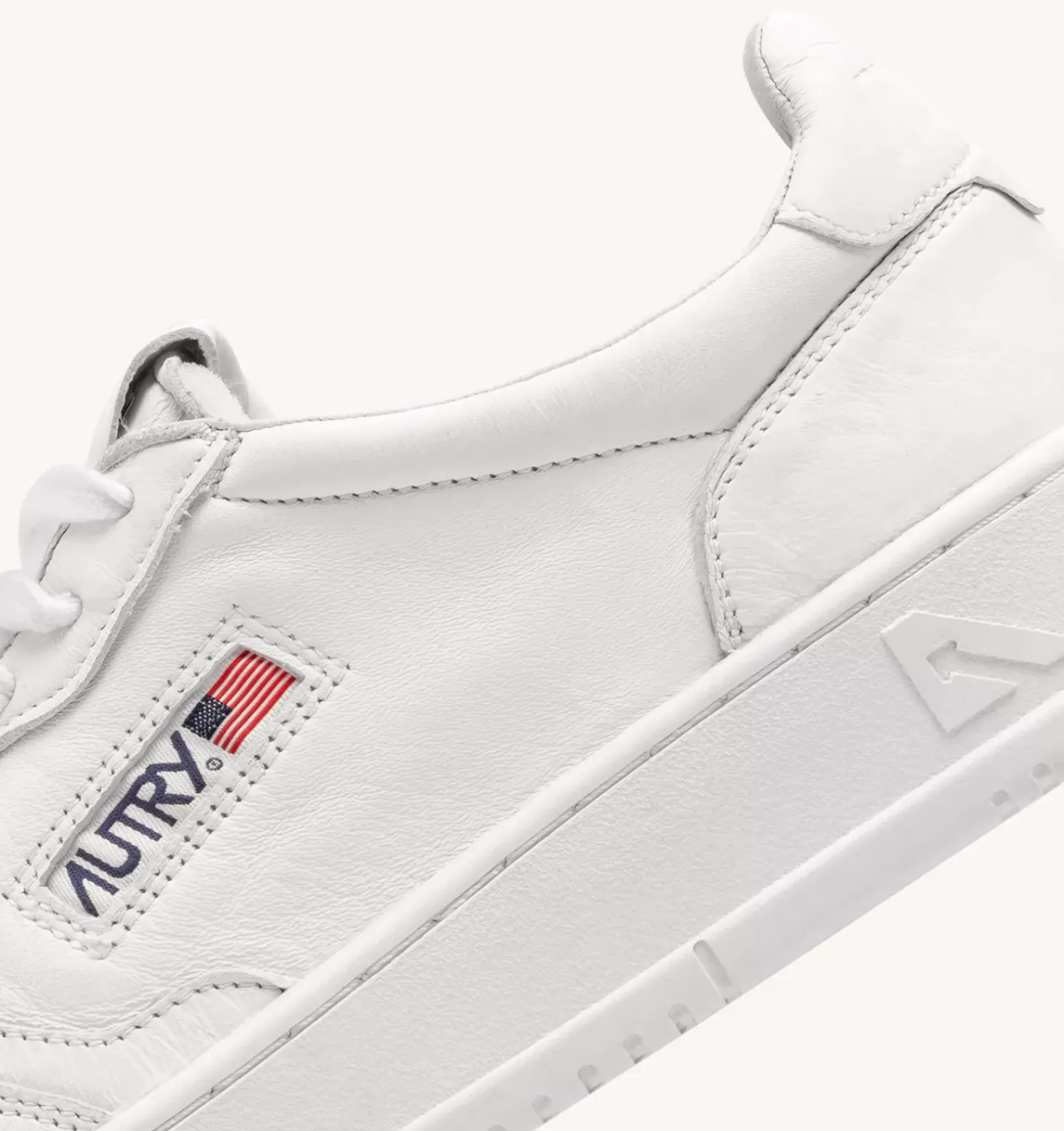 Sneakers Medalist Low In Pelle Di Capra Bianco Ottico
