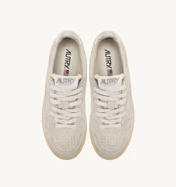 Sneakers Medalist Low In Suede Effetto Hair Sand
