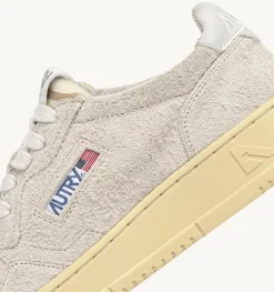 Sneakers Medalist Low In Suede Effetto Hair Sand