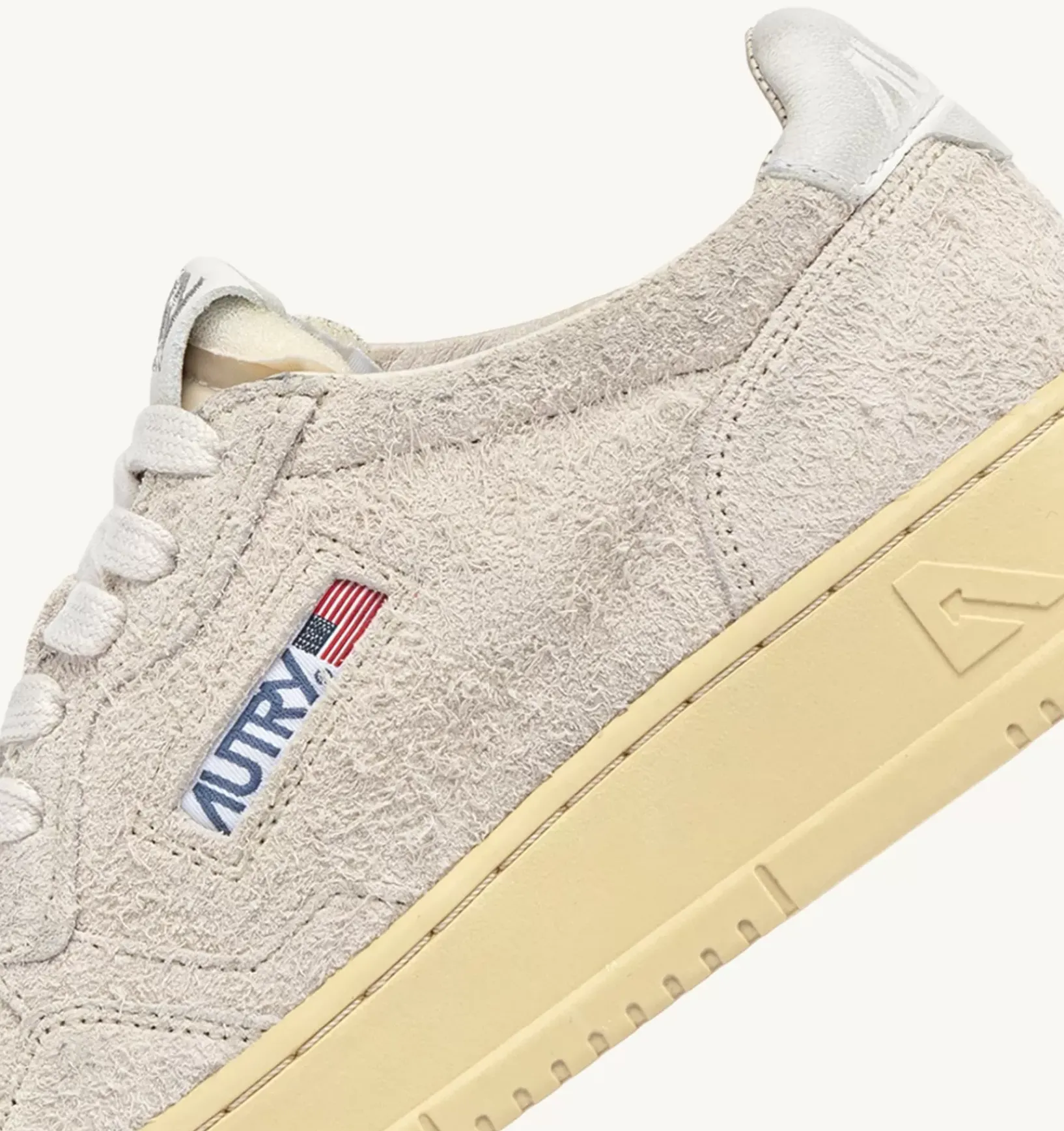 Sneakers Medalist Low In Suede Effetto Hair Sand