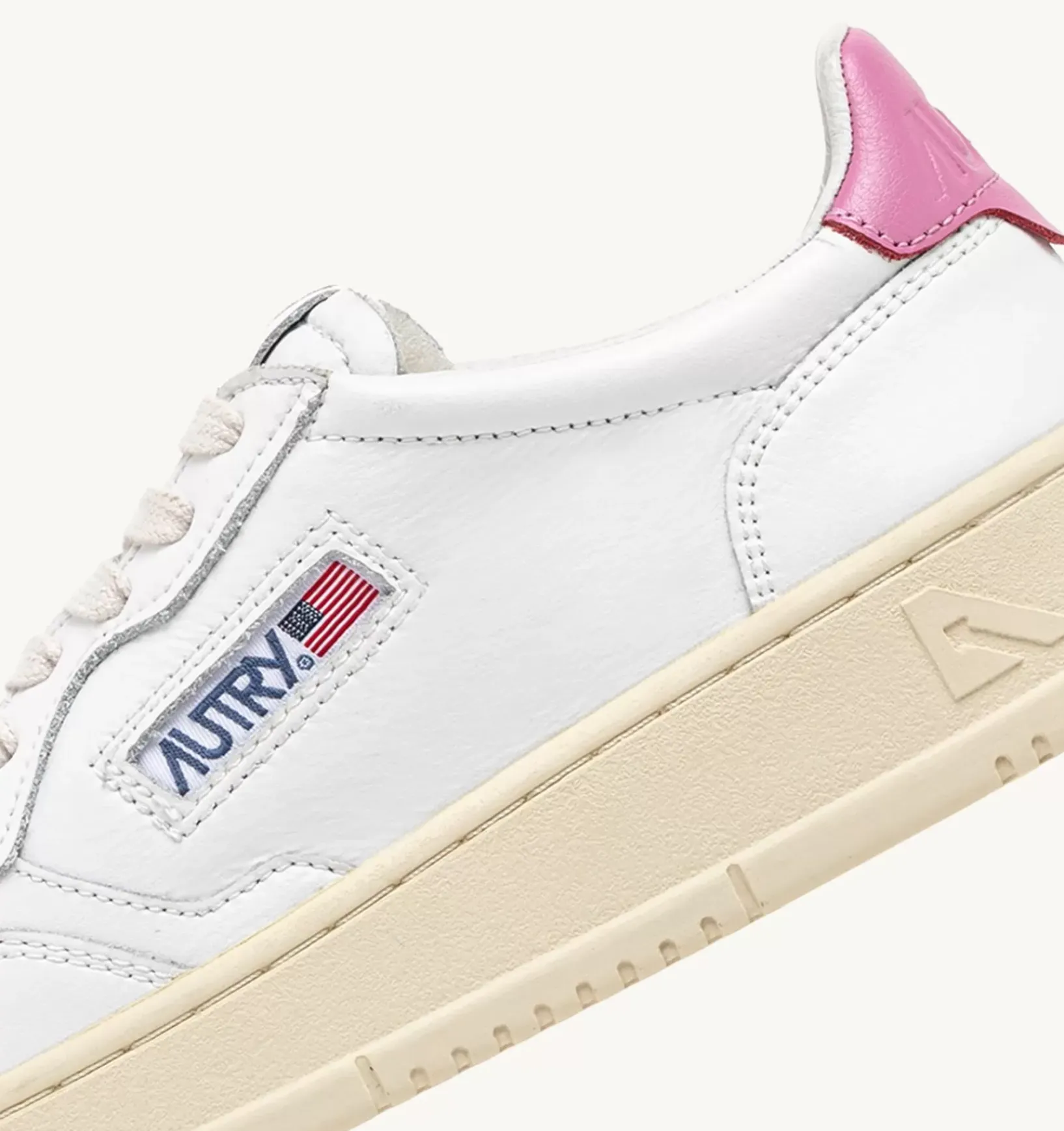 Sneakers Medalist Low In Pelle Bianca