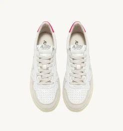 Sneakers Medalist Low In Suede E Pelle Bianca E Bubble