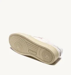 Sneakers Medalist Low In Morbida Pelle Bianca Di Capra