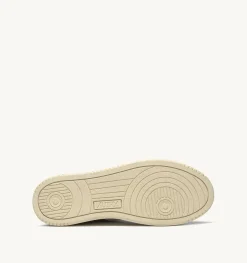 Sneakers Medalist Low In Pelle Bianca E Turquoise