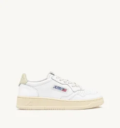 Sneakers Medalist Low In Pelle Bianca