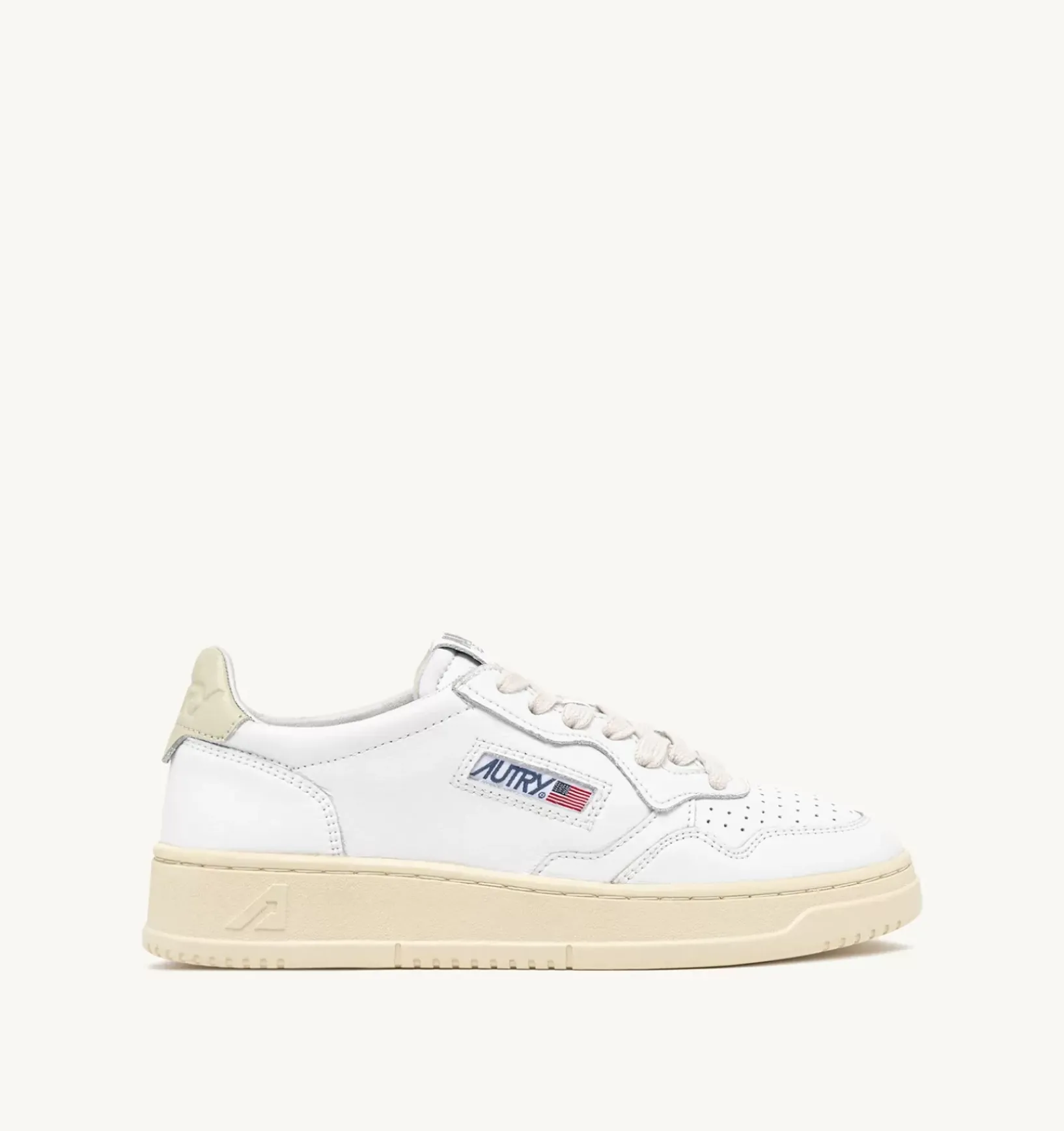 Sneakers Medalist Low In Pelle Bianca