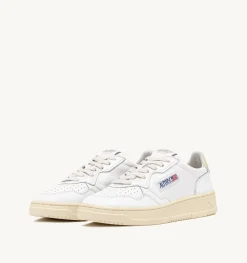 Sneakers Medalist Low In Pelle Bianca