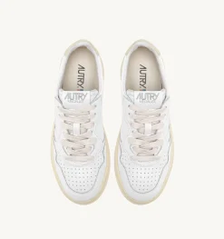 Sneakers Medalist Low In Pelle Bianca