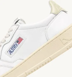 Sneakers Medalist Low In Pelle Bianca
