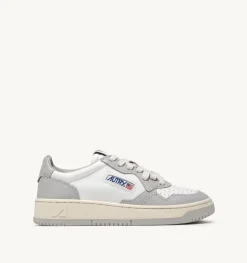 Sneakers Medalist Low In Pelle Bicolore Bianco E Vapor
