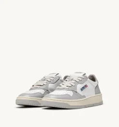 Sneakers Medalist Low In Pelle Bicolore Bianco E Vapor