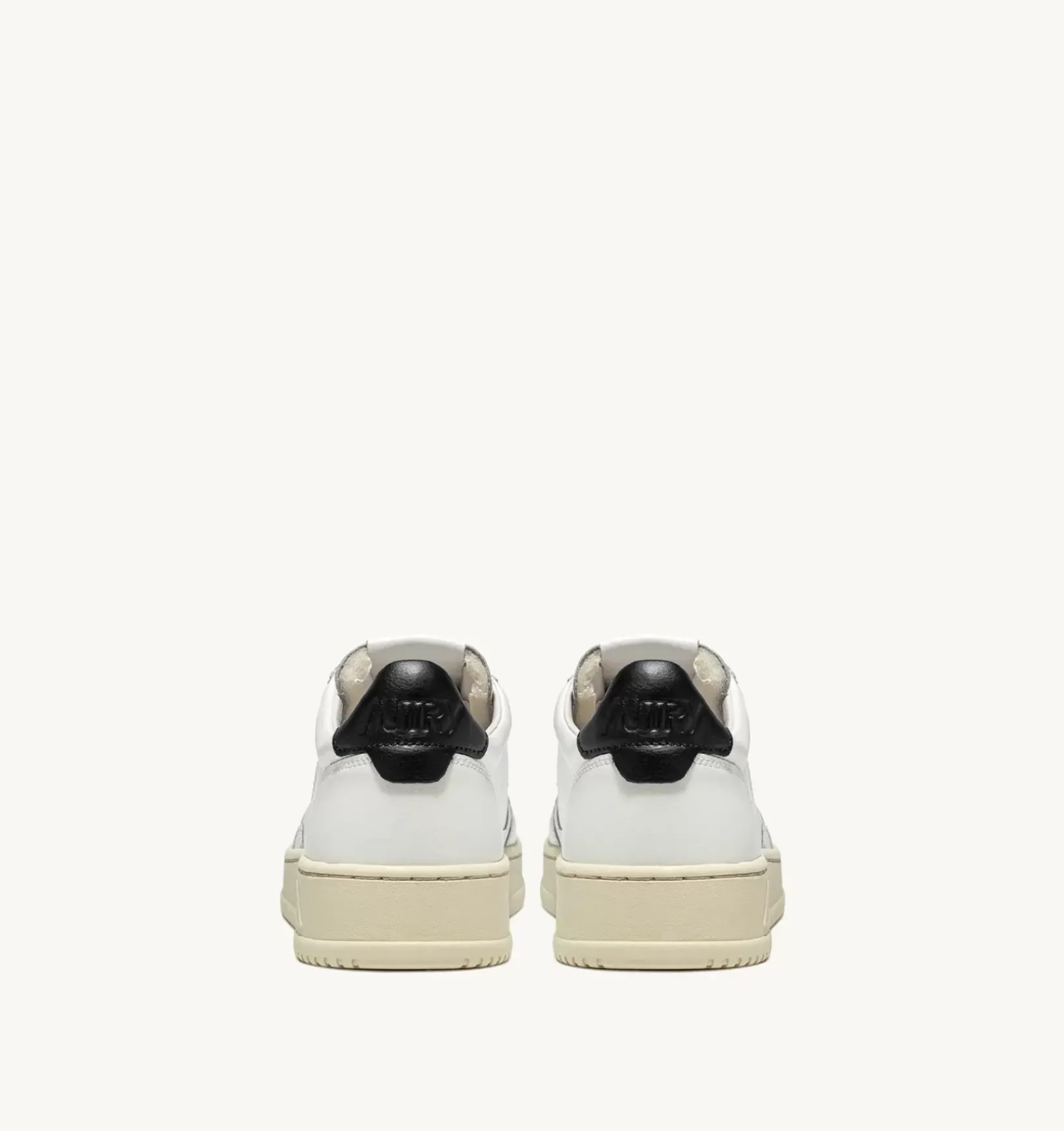 Sneakers Medalist Low In Pelle Bianca E Nera