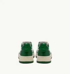 Sneakers Medalist Low In Pelle Bicolore Bianco E Verde