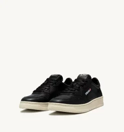 Sneakers Medalist Low In Morbida Pelle Nera Di Capra