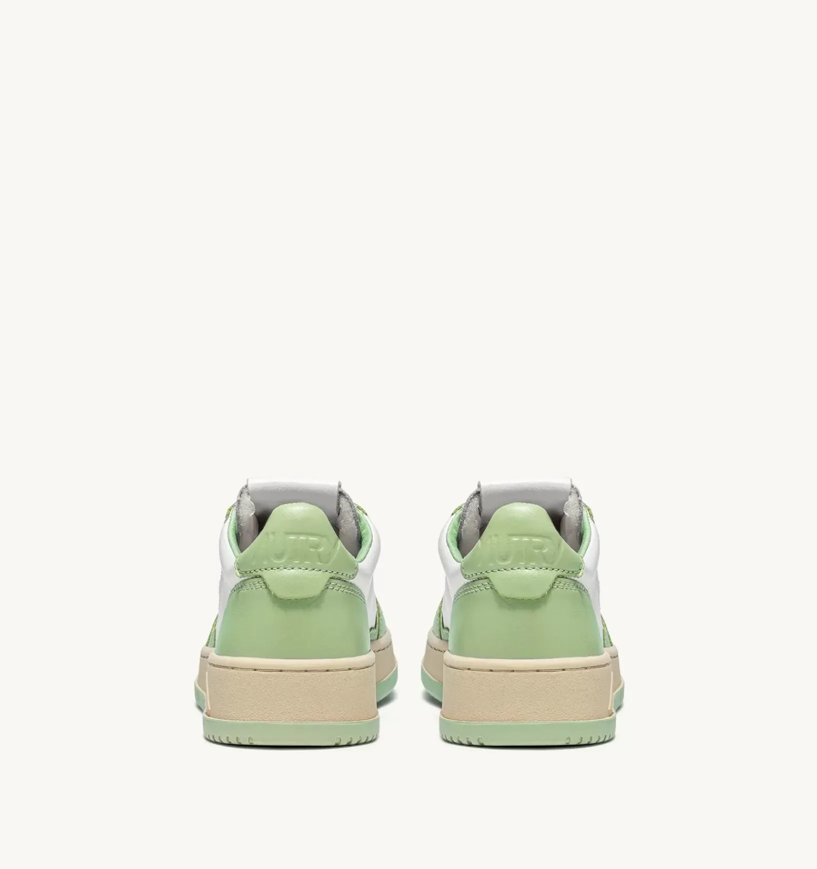 Sneakers Medalist Low In Pelle Bicolore Nile Green