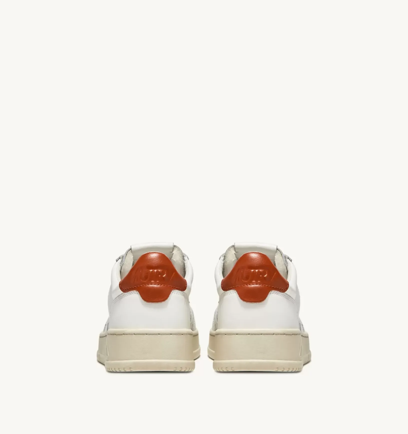 Sneakers Medalist Low In Pelle Bianca E Rust