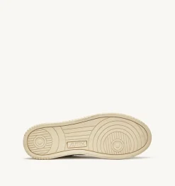 Sneakers Medalist Low In Pelle Bianca E Rust
