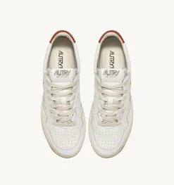 Sneakers Medalist Low In Pelle Bianca E Rust