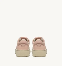 Sneakers Medalist Low In Morbida Pelle Peach Di Capra