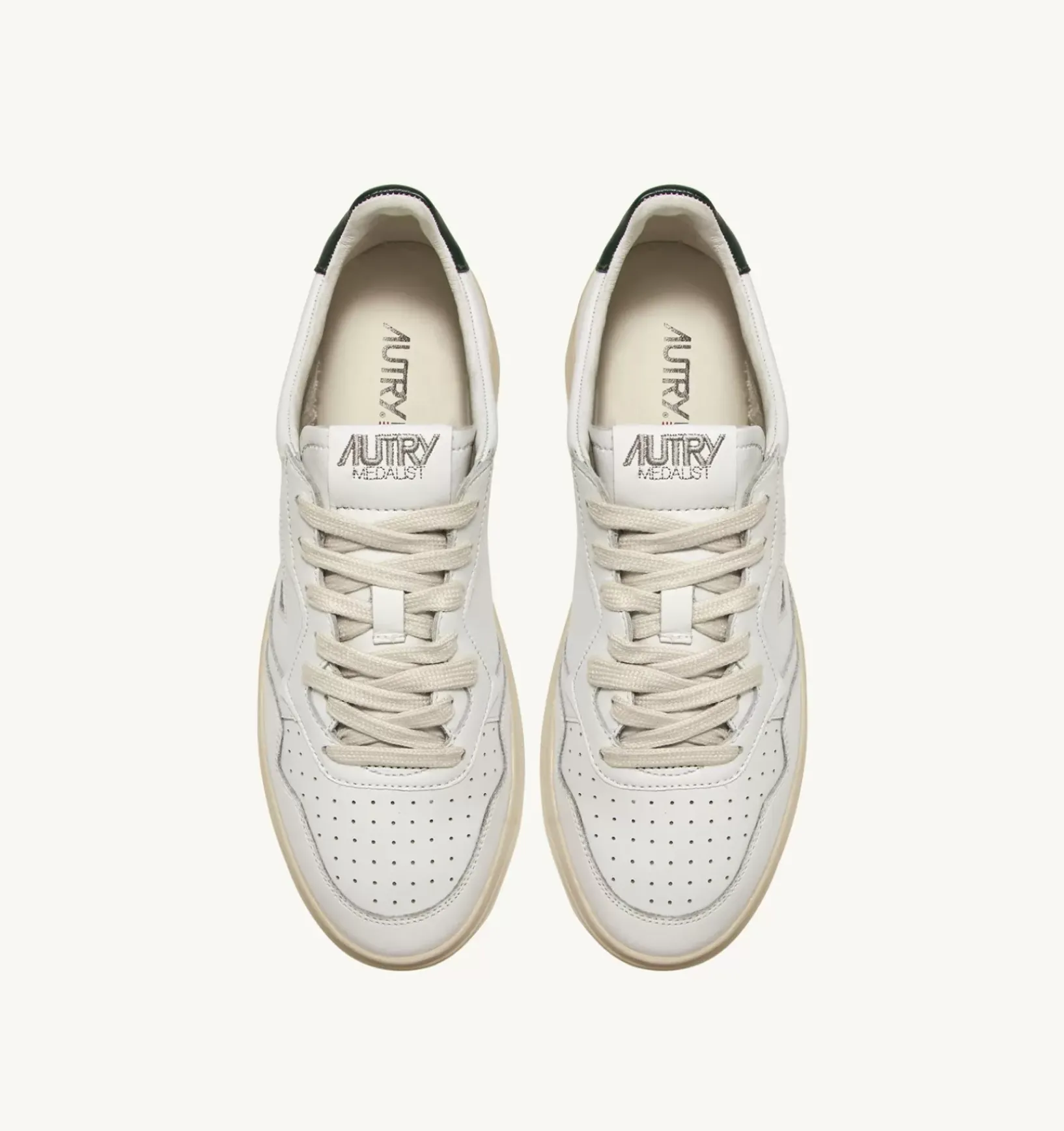 Sneakers Medalist Low In Pelle Bianca E Mountain