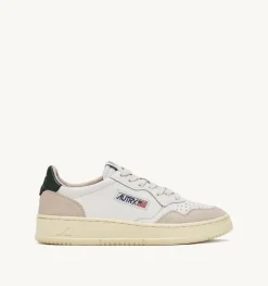 Sneakers Medalist Low In Suede E Pelle Bianca E Mount