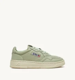 Sneakers Medalist Low In Morbida Pelle Cel Green Di Capra