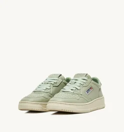 Sneakers Medalist Low In Morbida Pelle Cel Green Di Capra