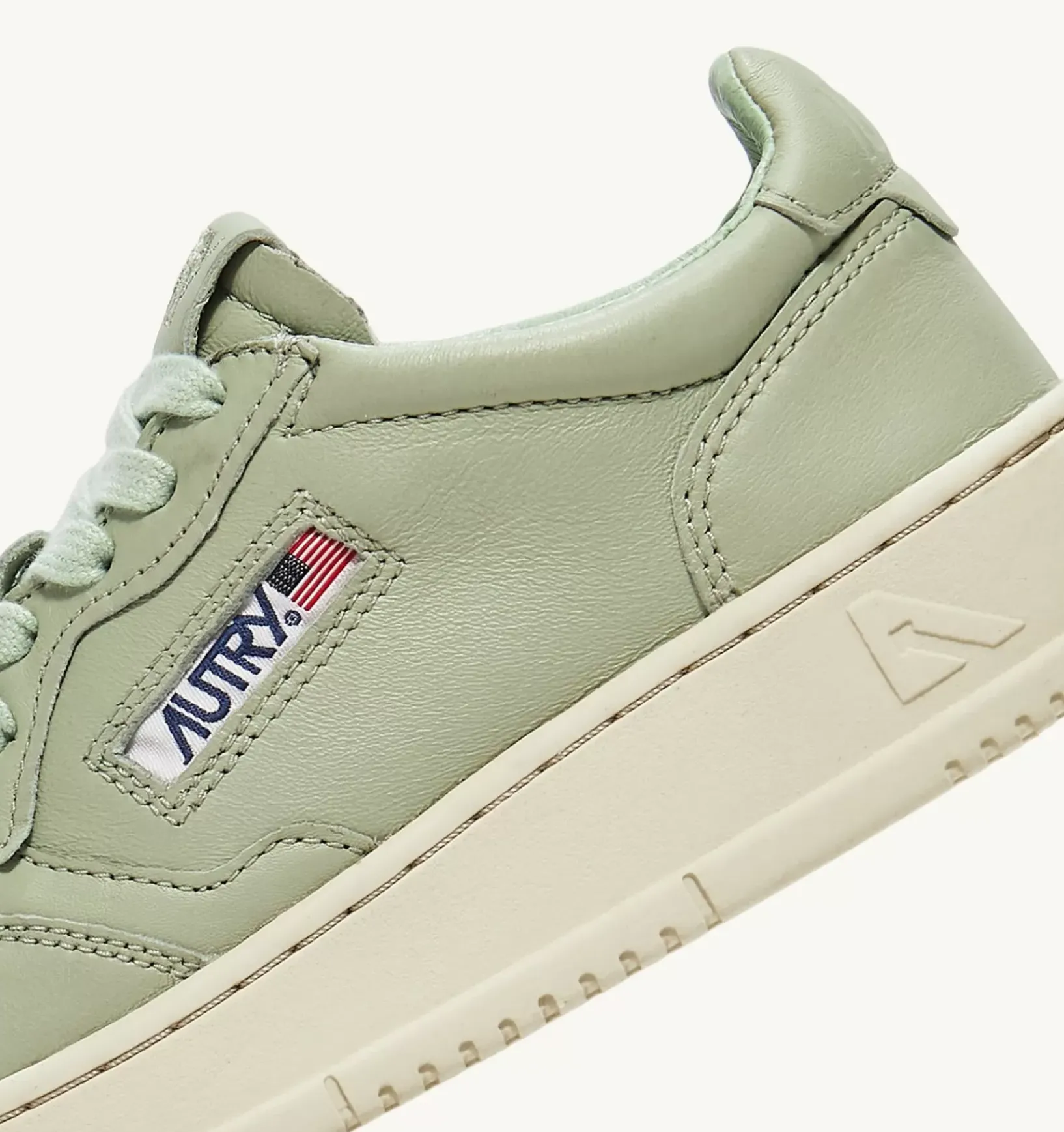 Sneakers Medalist Low In Morbida Pelle Cel Green Di Capra