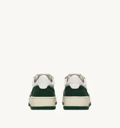 Sneakers Medalist Low In Pelle Di Capra E Tela Bianco Eden