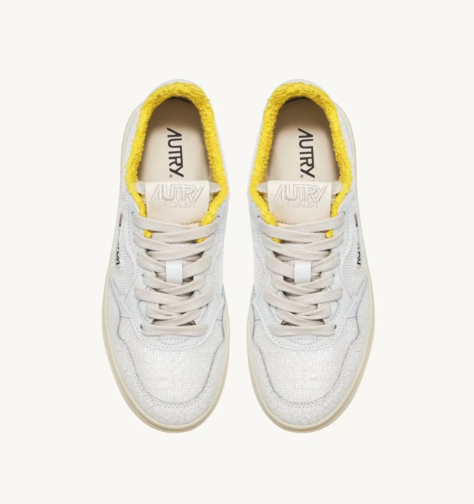 Sneakers Medalist Low In Sponge Giallo E Dragon Effect