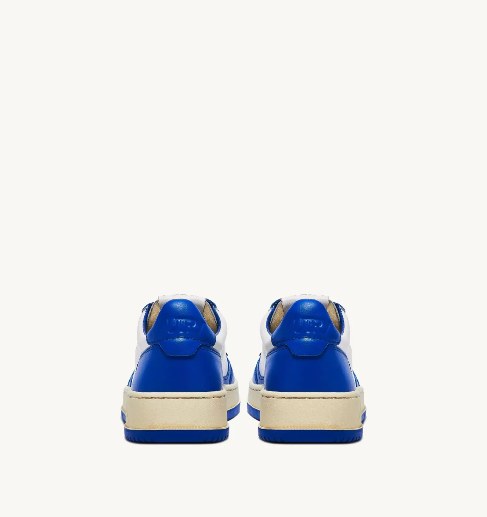 Sneakers Medalist Low In Pelle Bicolore Bianco Prince Blue