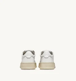Sneakers Medalist Low In Pelle Bianca Per Bambini