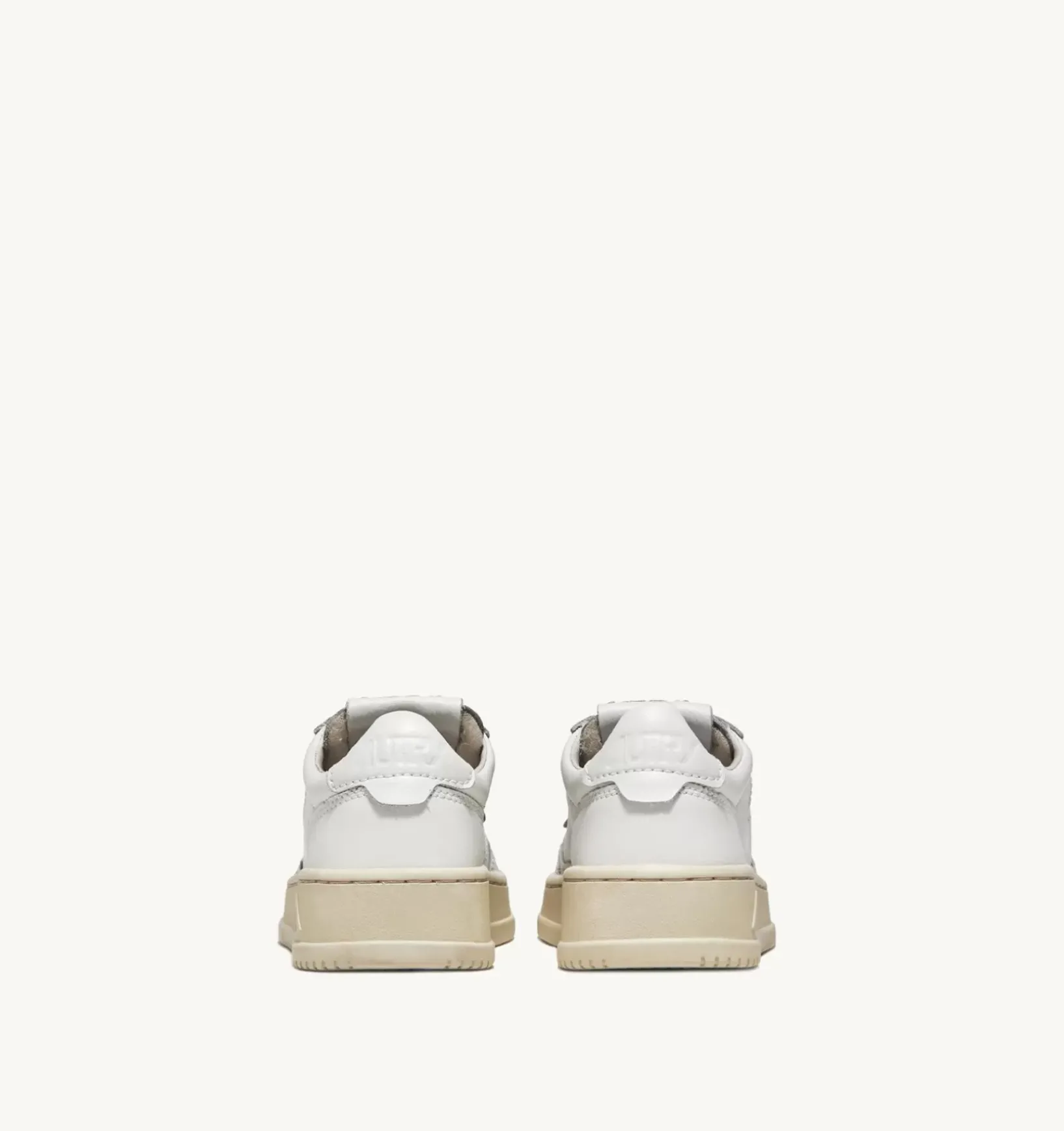 Sneakers Medalist Low In Pelle Bianca Per Bambini