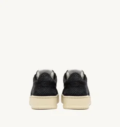 Sneakers Medalist Low In Pelle Effetto Snake Colore Argento