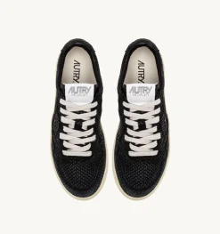 Sneakers Medalist Low In Pelle Effetto Snake Colore Argento