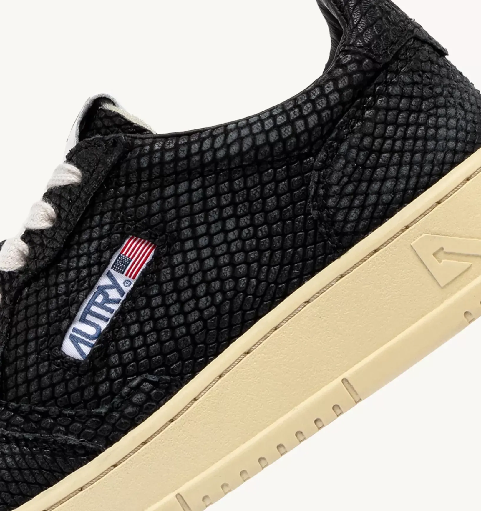Sneakers Medalist Low In Pelle Effetto Snake Colore Argento
