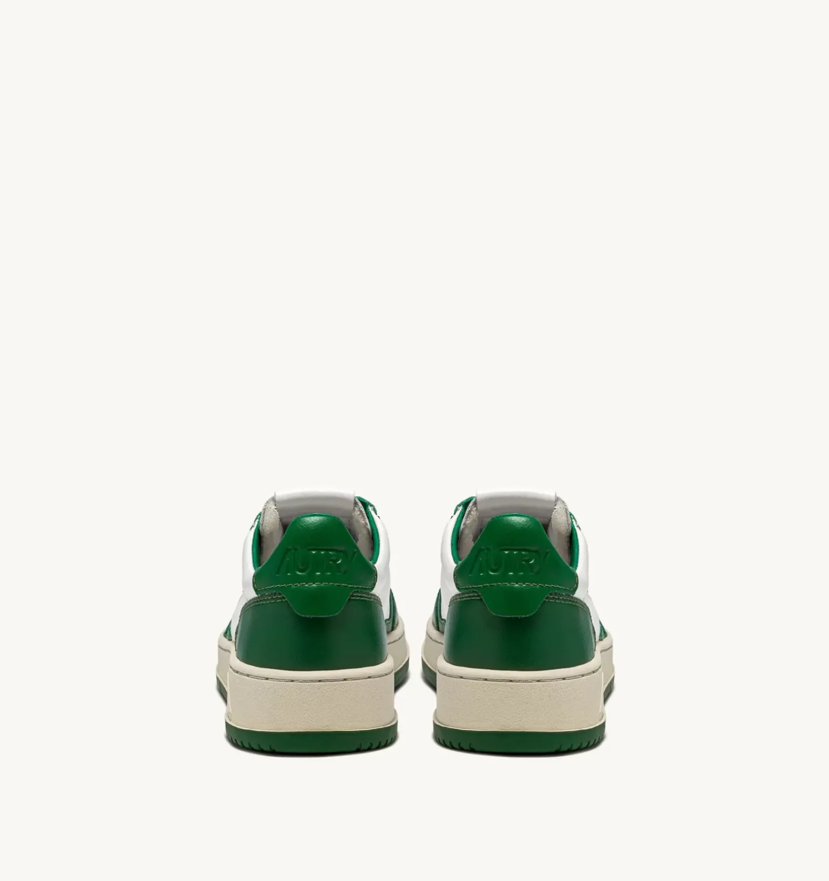 Sneakers Medalist Low In Pelle Bicolore Bianco E Verde