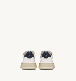 Sneakers Medalist Low In Pelle Bianca E Blu Per Bambini