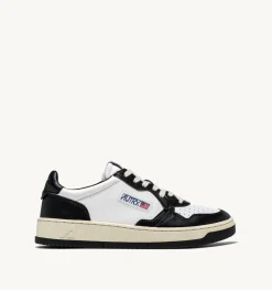 Sneakers Medalist Low In Pelle Bicolore Bianca E Nera