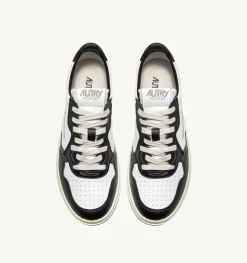 Sneakers Medalist Low In Pelle Bicolore Bianca E Nera