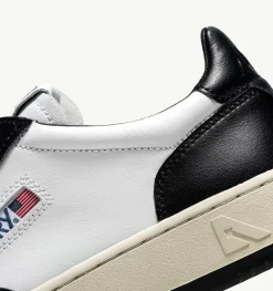 Sneakers Medalist Low In Pelle Bicolore Bianca E Nera