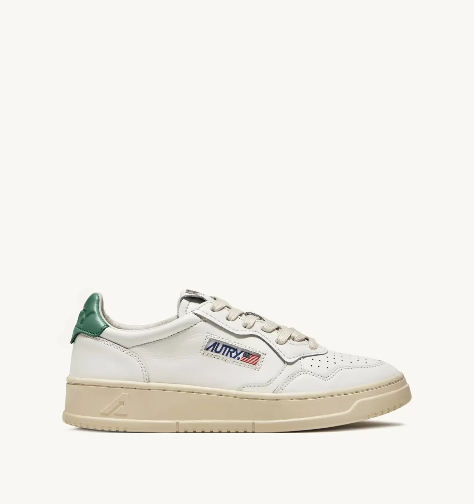 Sneakers Medalist Low In Pelle Bianca