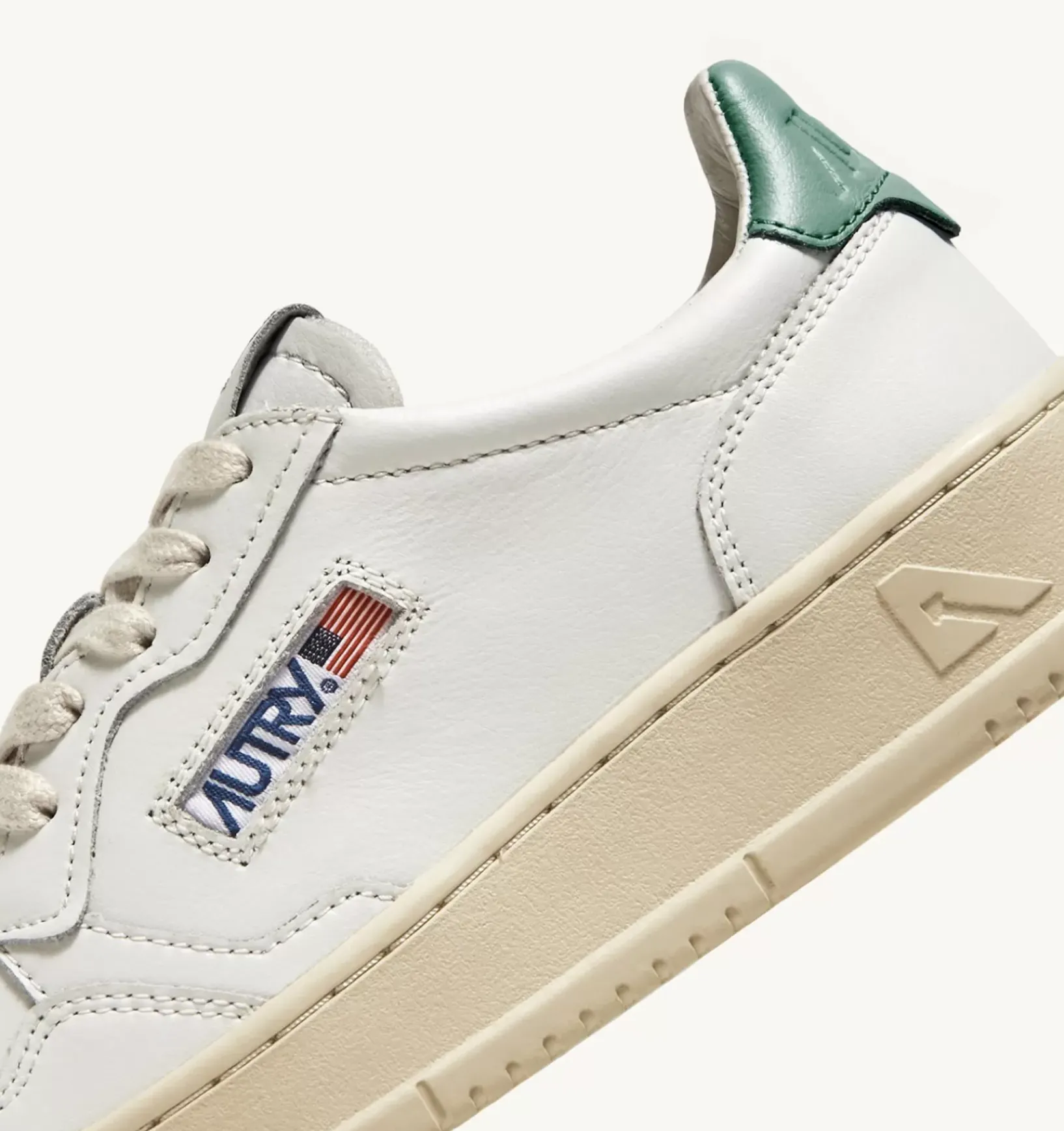 Sneakers Medalist Low In Pelle Bianca