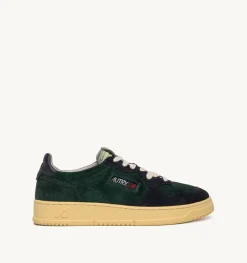 Sneakers Medalist Low In Suede Verde E Blu